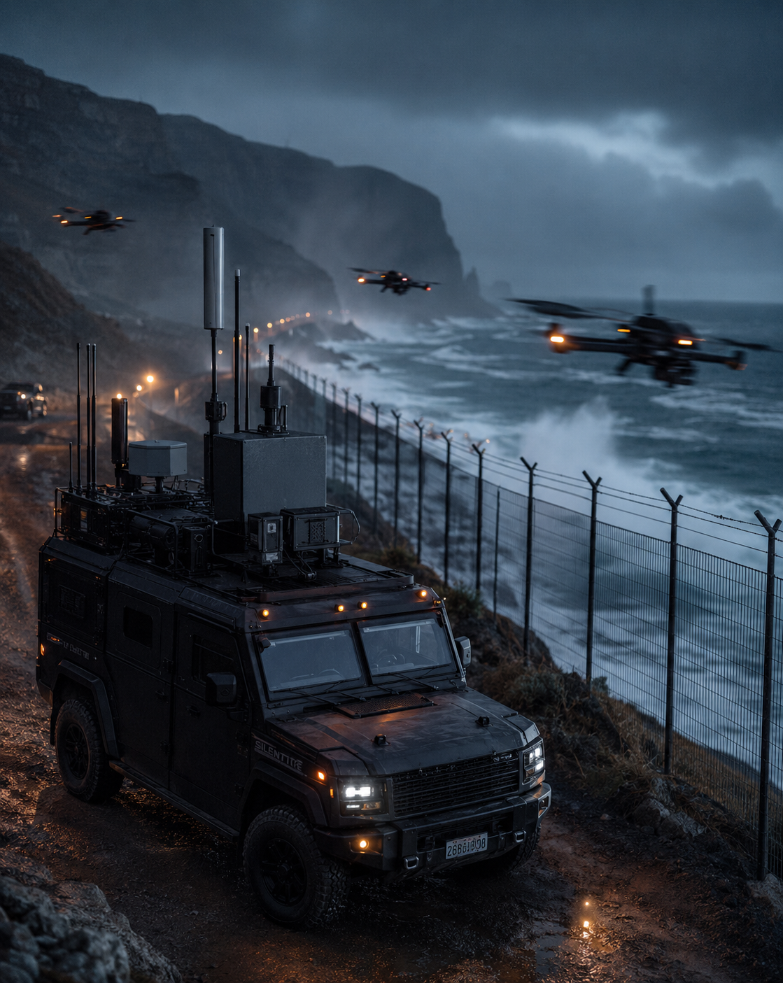 Coastal Drone Infiltration