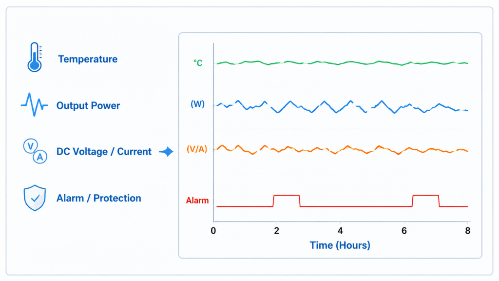 Thermal grease testing data on RF amplifier temperature and output