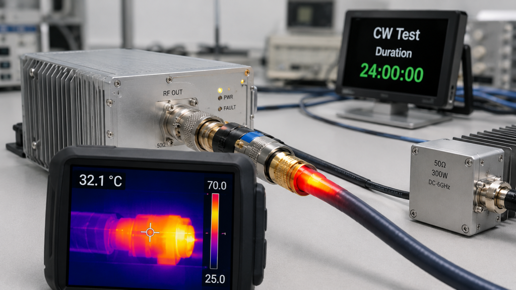 RF Power Amplifier cable impedance and return loss showing characteristic impedance, VSWR, reflected power, and matching importance