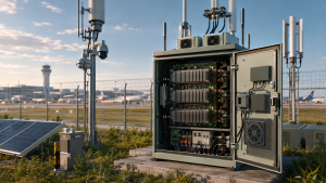 Poor RF PA efficiency increasing heat and current stress in an outdoor C-UAS RF cabinet