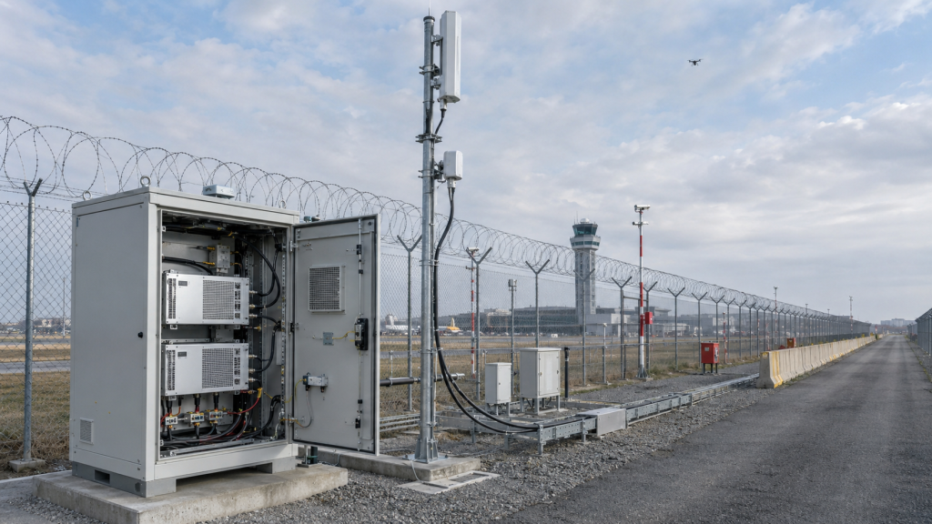 RF Power Amplifier power margin defined for real C-UAS scenarios including vehicle, fixed site, airport, and remote deployment conditions.