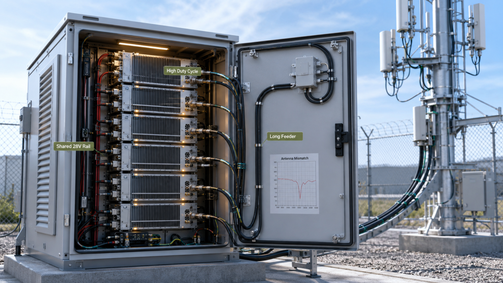 Real C-UAS load conditions exposing GaN Device Quality under heat, mismatch, duty cycle, and supply stress