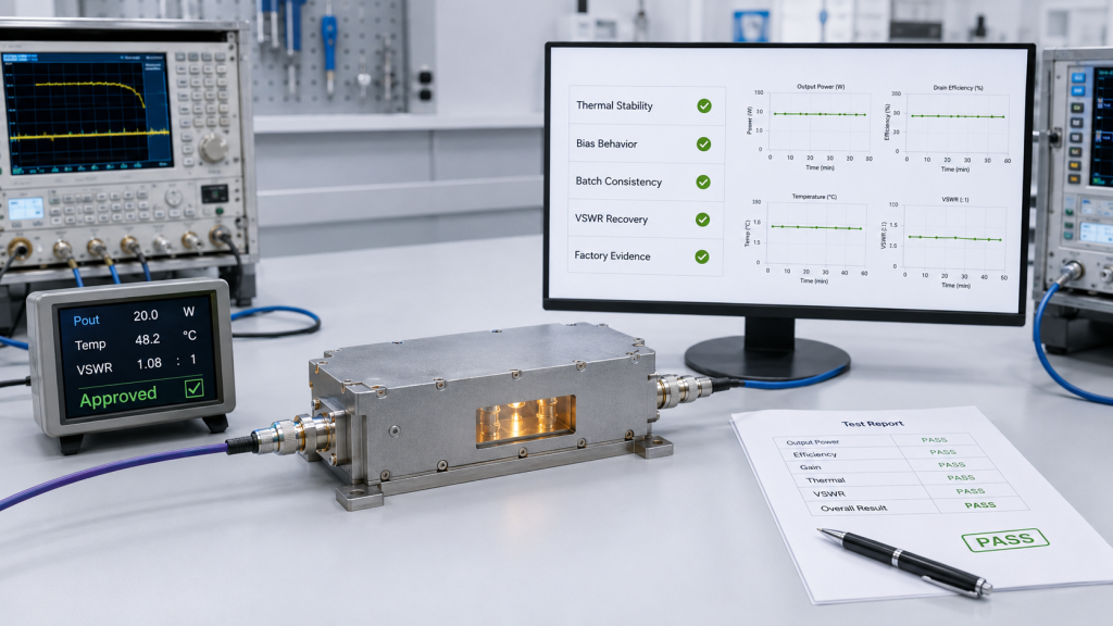 GaN Device Quality decision framework for selecting reliable RF Power Amplifier modules