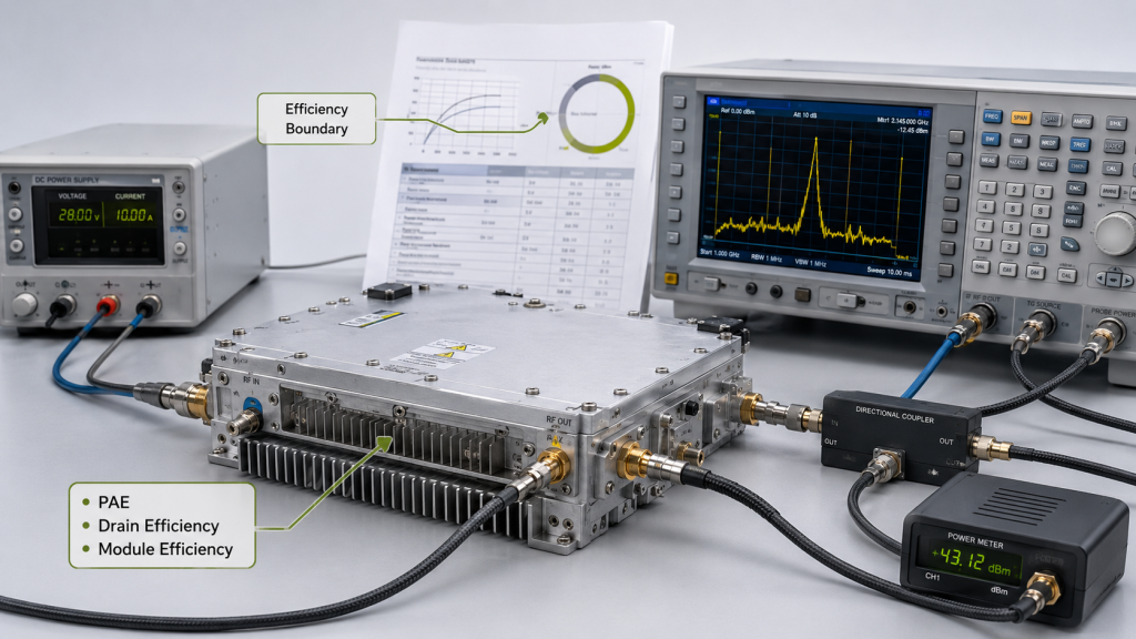 Rf Header Why RF PA Datasheet Efficiency Misleads C-UAS Selection