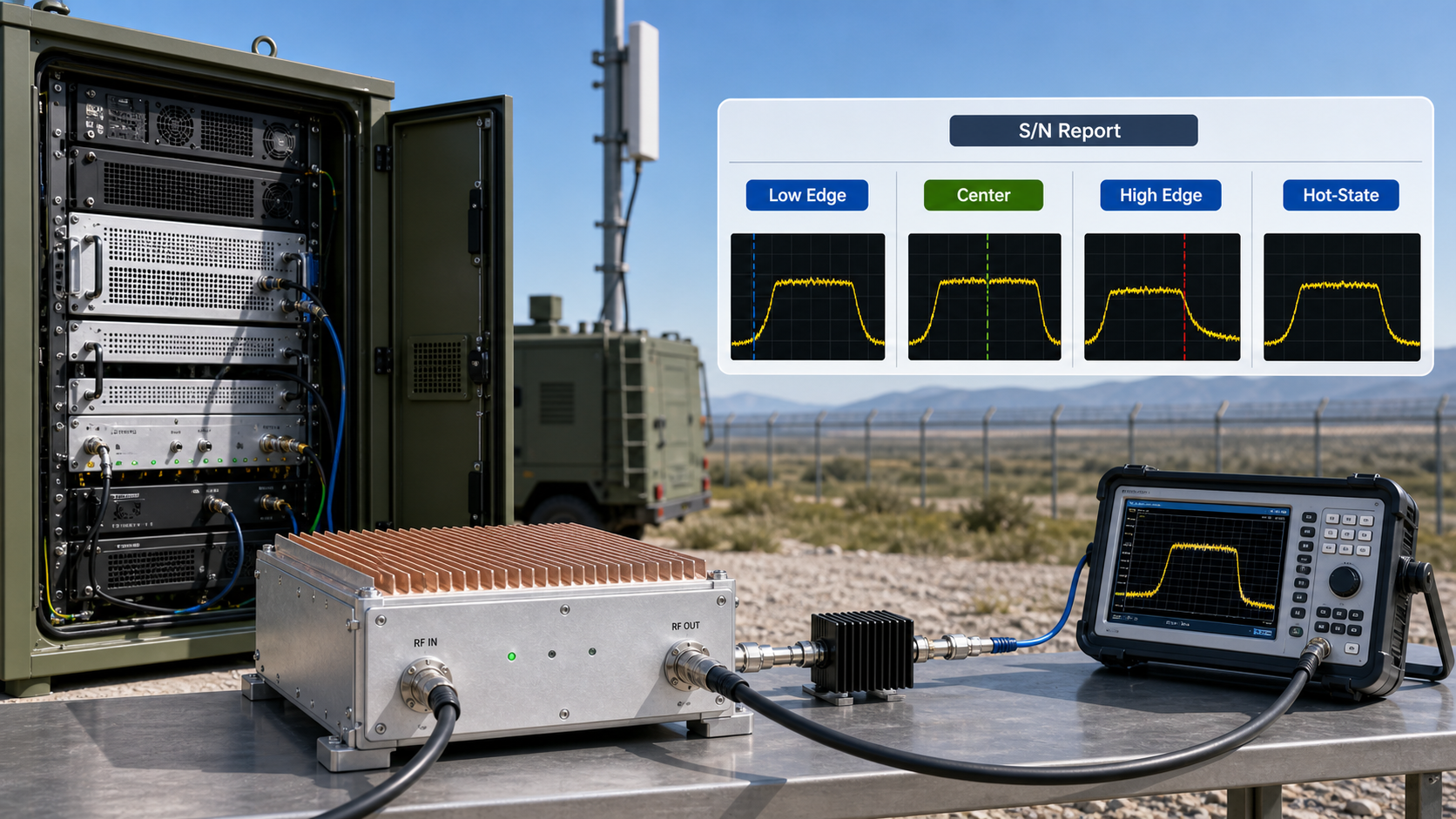 Wideband versus narrowband RF test evidence for C-UAS selection