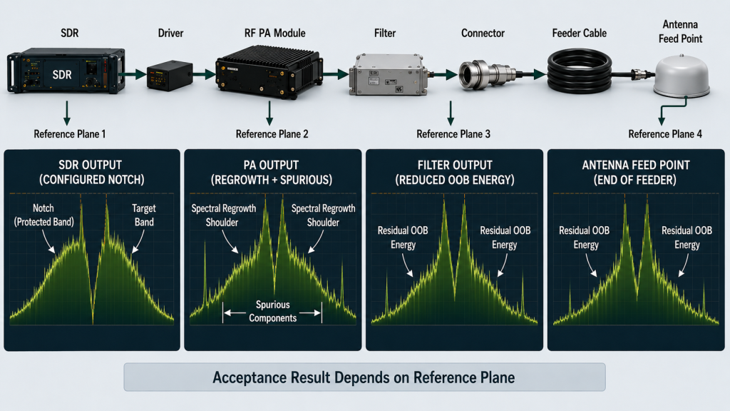 SDR Notch and RF Boundary Verification